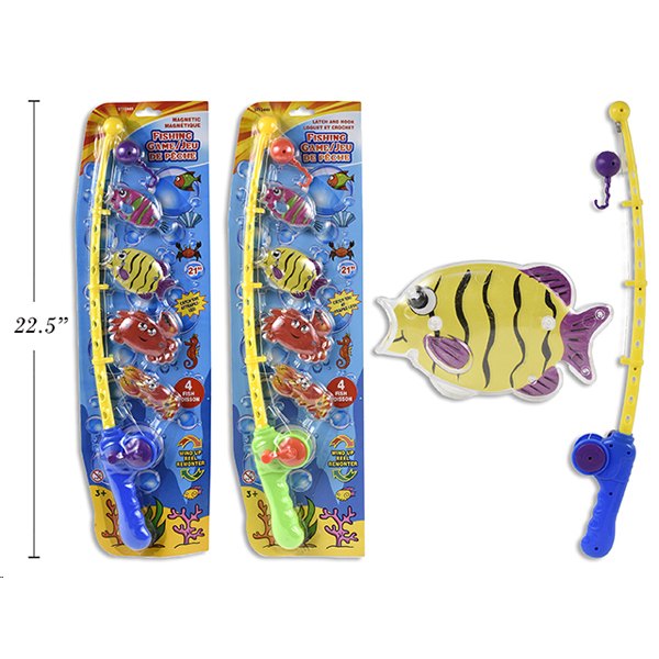 Fishing Game 53cm Latch and Hook 4 Fishes