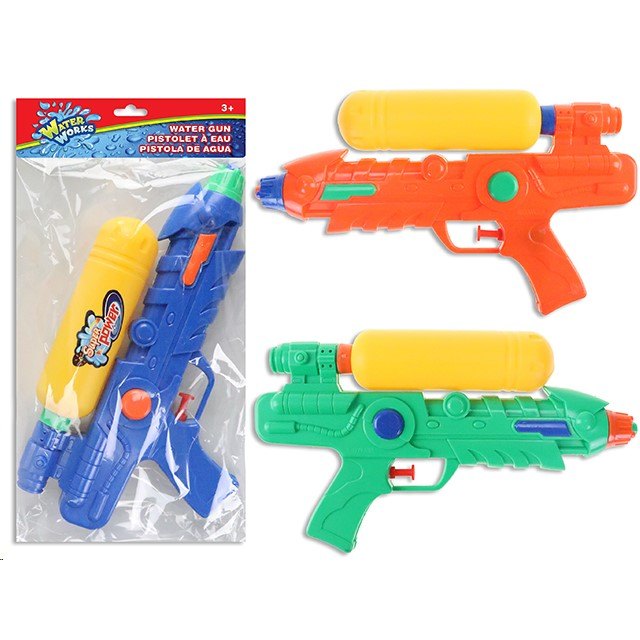 Water Gun with Tank 25cm Assorted Colours