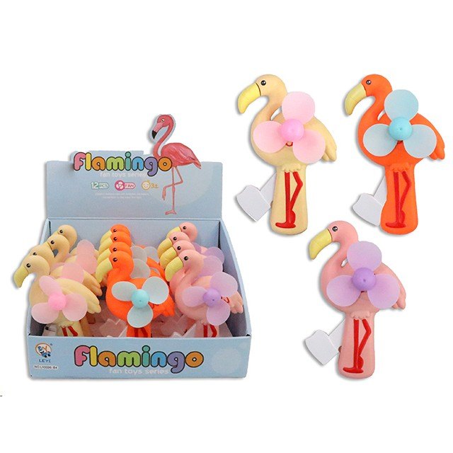Summer Fan Friction Flamingo 17cm