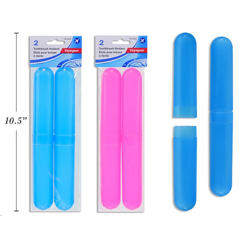Travel 2pk Toothbrush Holders