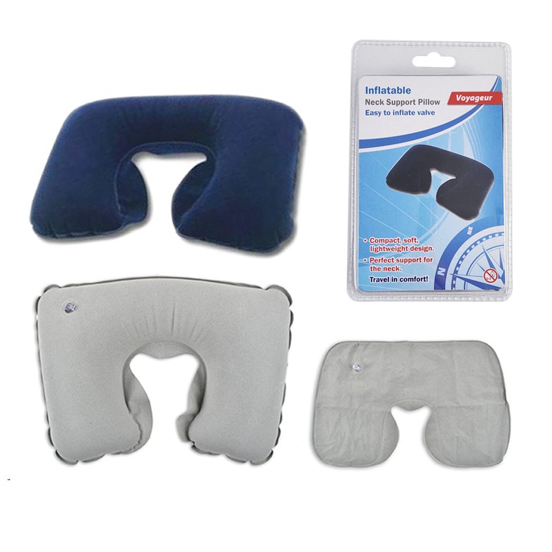 Travel Pillow Inflatable 2 AssortedCols