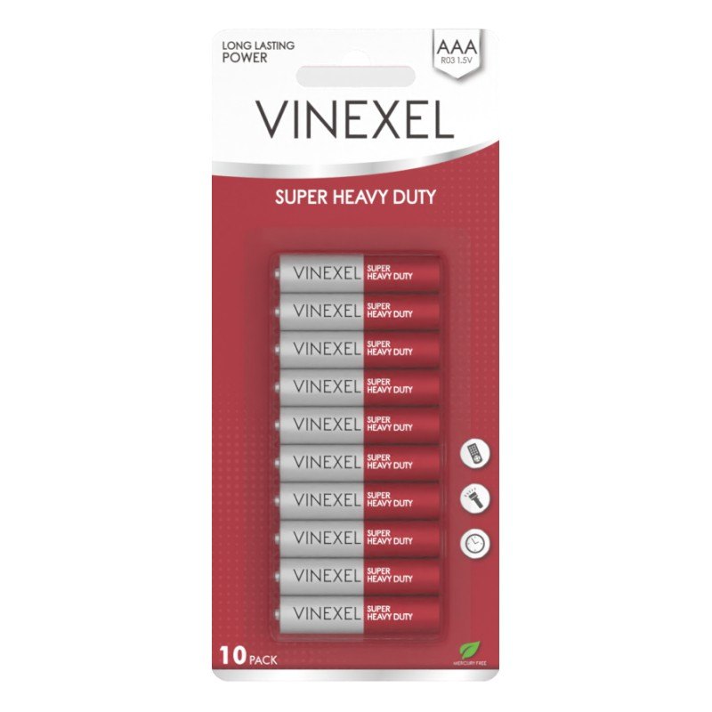 Vinexcel Super Heavy Duty Battery AAA10PCS