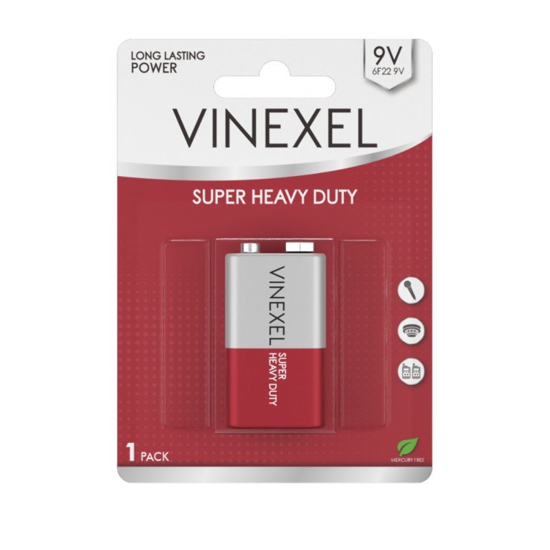 Vinexcel Super Heavy Duty Battery 9V 1pc