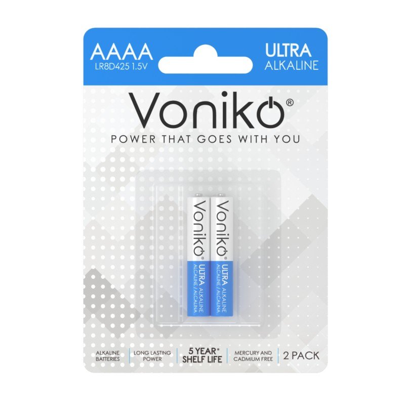 Voniko Alkaline Aaaa 1.5V 2pk