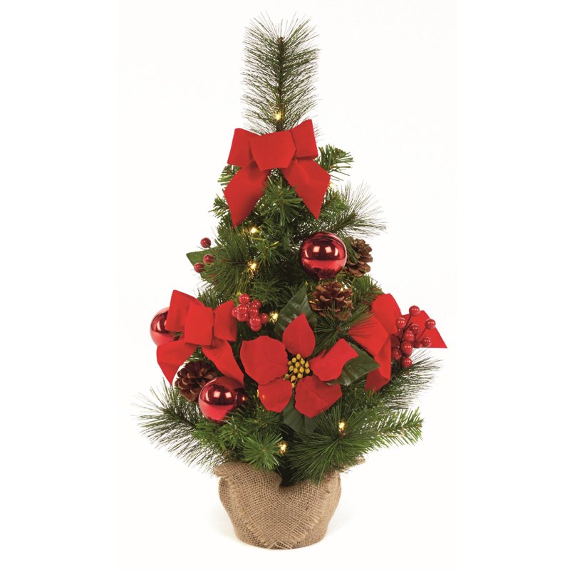 Christmas Tree Mini 60cm 60TIPS with Decor & 20 LED