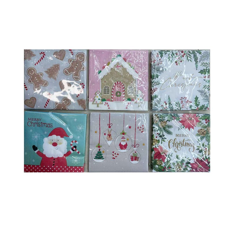Christmas Napkin 20pc 2PLY Assorted