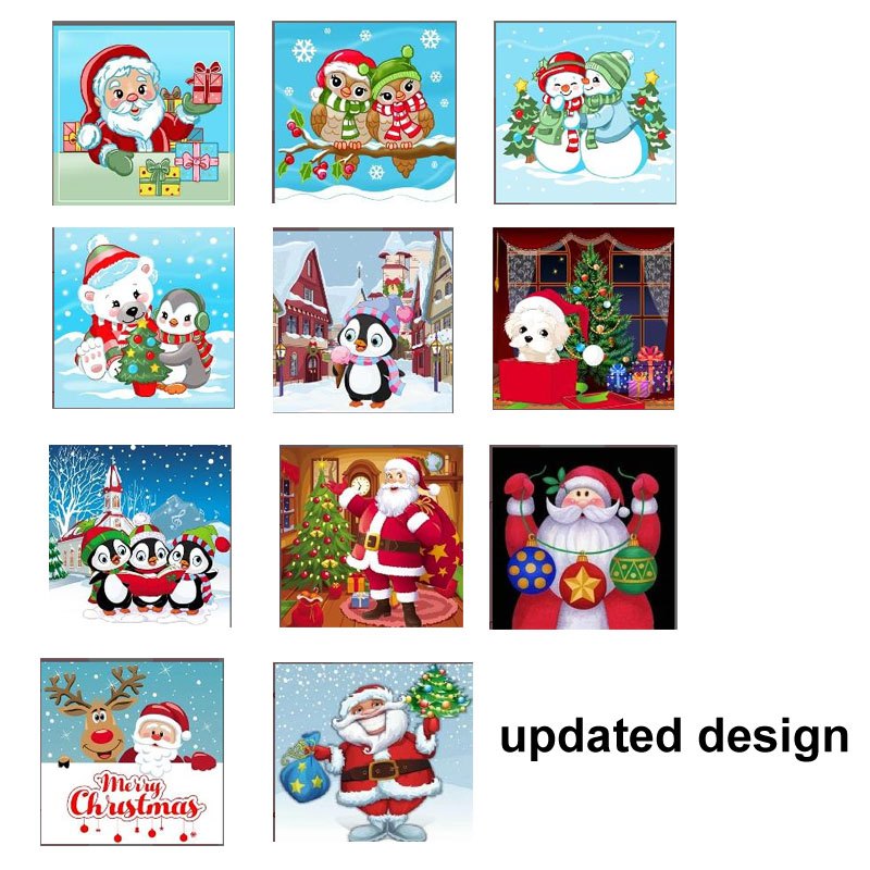 Diamond Art 20x20cm Christmas Dsn 5 Assorted