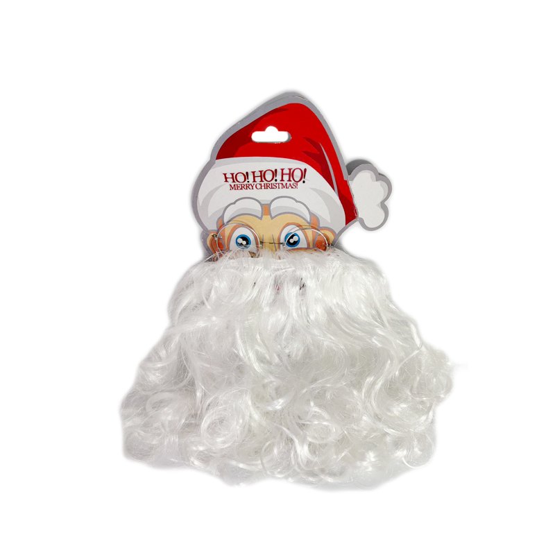Christmas Santa Eyeglasses & Beard S/2 11x4.5cm/30cm