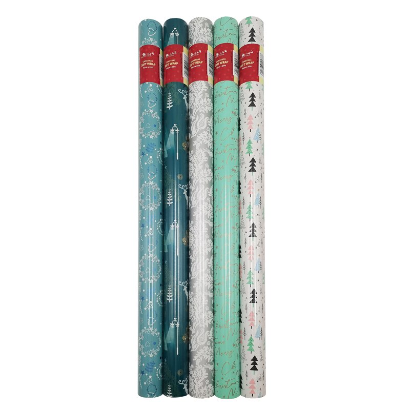 Christmas Gift Wrap 70cmx20m Assorted