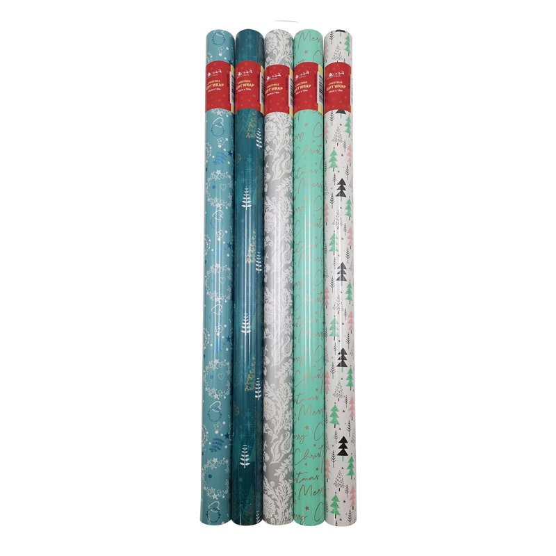 Christmas Gift Wrap 70cmx10m Assorted