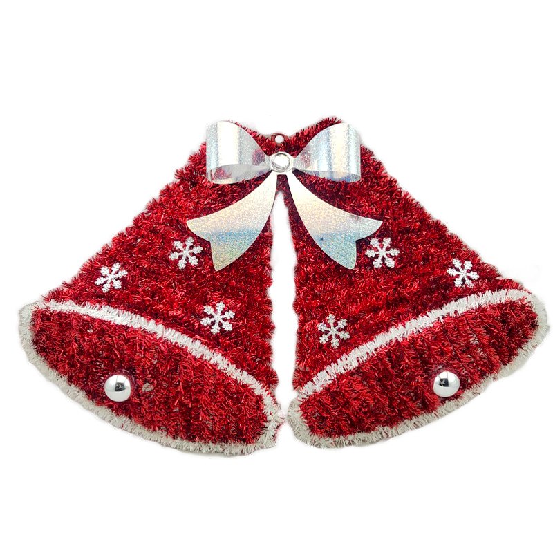 Christmas Tinsel Bell 51x30cm