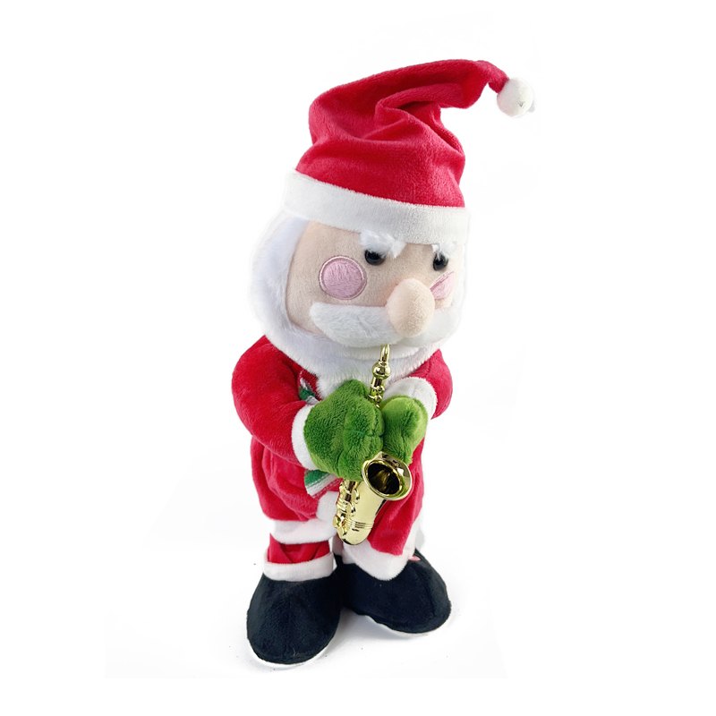Christmas Musical & Dancing Saxon Santa 34cm