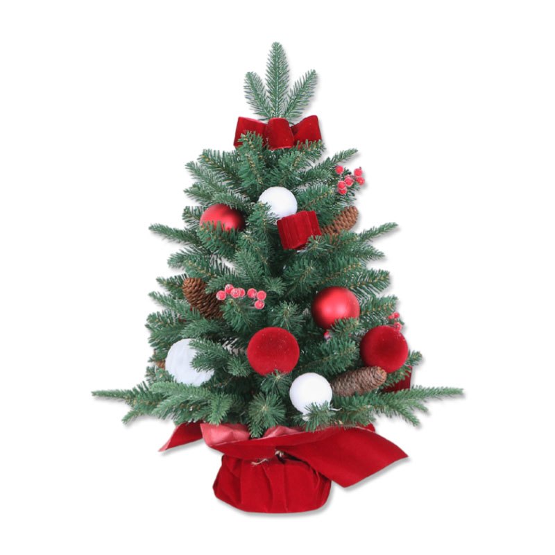 Christmas Tree Mini Luxury 45cm Cones/Berry/Bauble/Bow