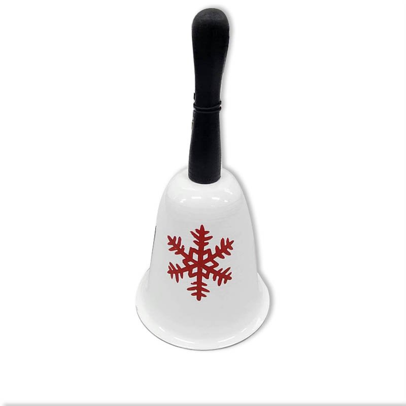 Christmas Bell White 8.7x8.7x17.5cm