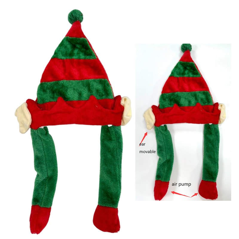 Christmas Elf Hat with Movable Ears