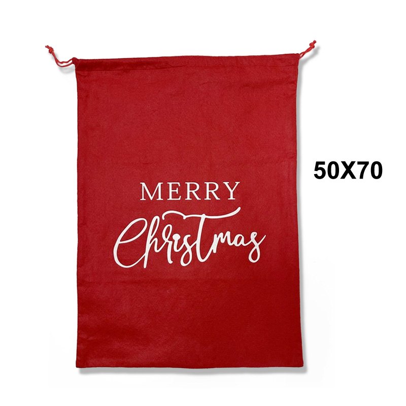 Christmas Sack Draw-String 50x70cm