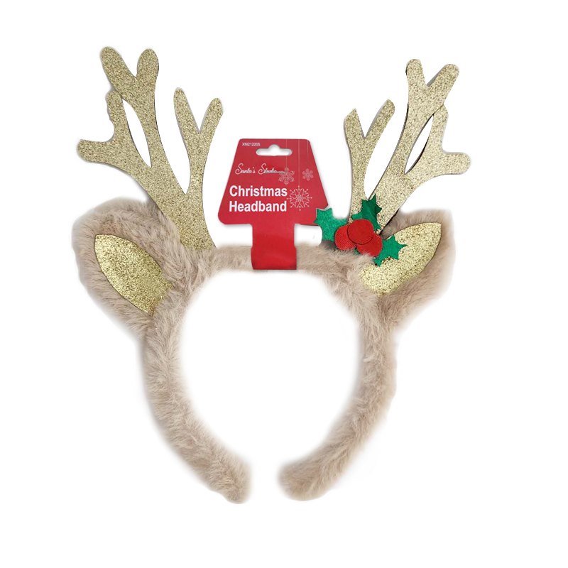 Christmas Headband Antler Plush