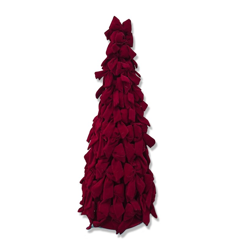 Velvet Christmas Bow Tree 30.5x80cmH