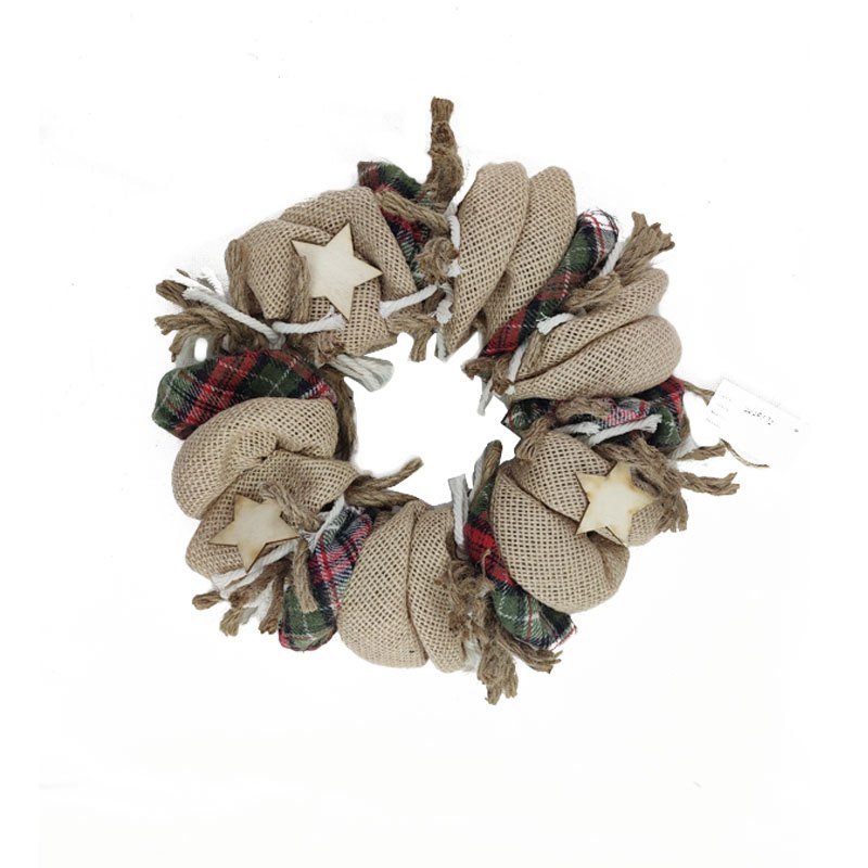 Christmas Hemp Wreath 28cm