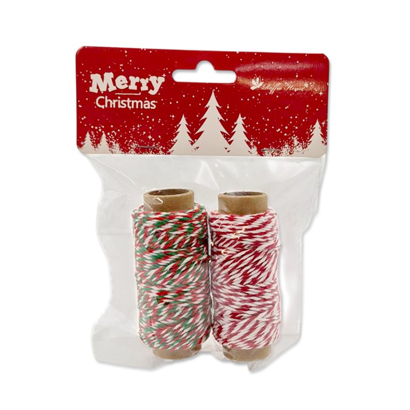 Christmas Strings Cotton 2tone+3tone 20m/color