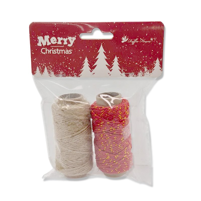 Christmas Strings Cotton + Hemp 20m/color