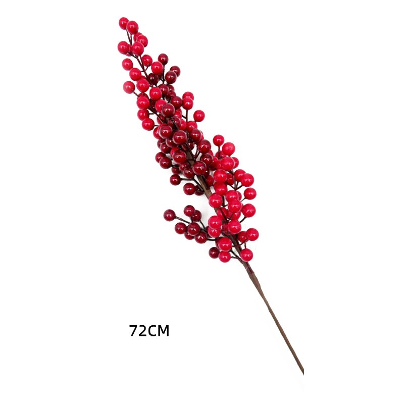 Christmas Berry Pick 2tone Red 72cm