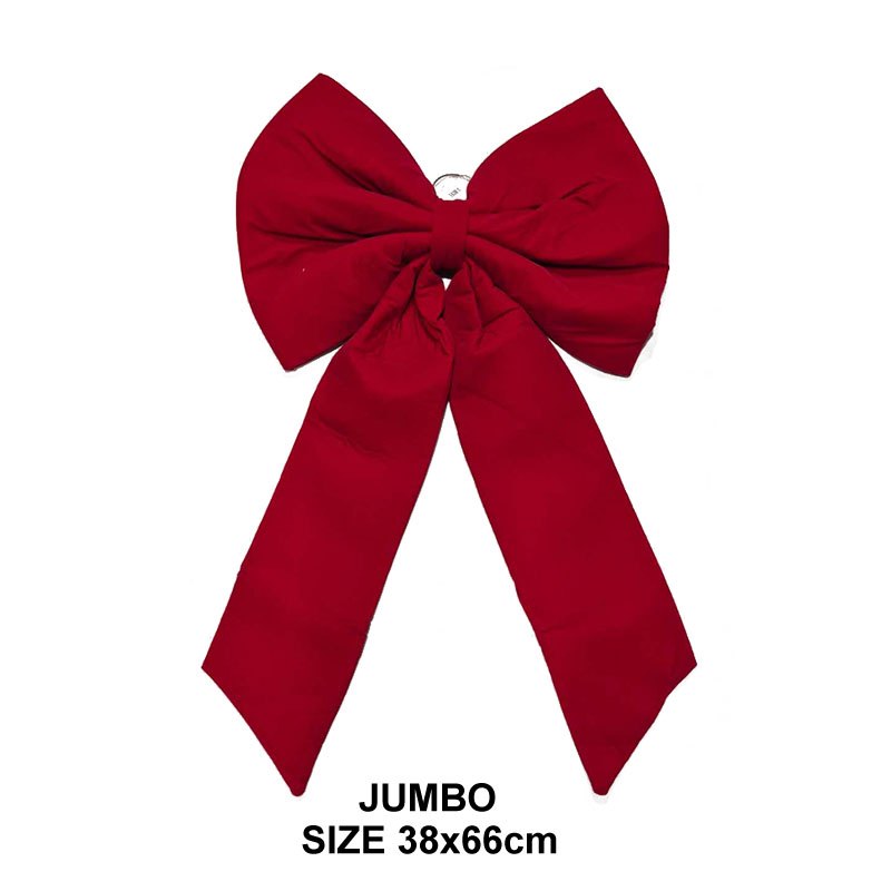 Christmas Bow Jumbo 38x66cm
