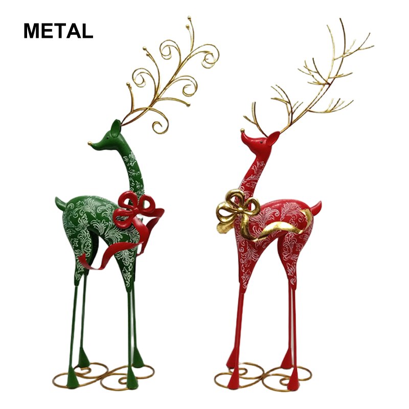 Christmas Metal Reindeer 44.5x16.8x101.8cm