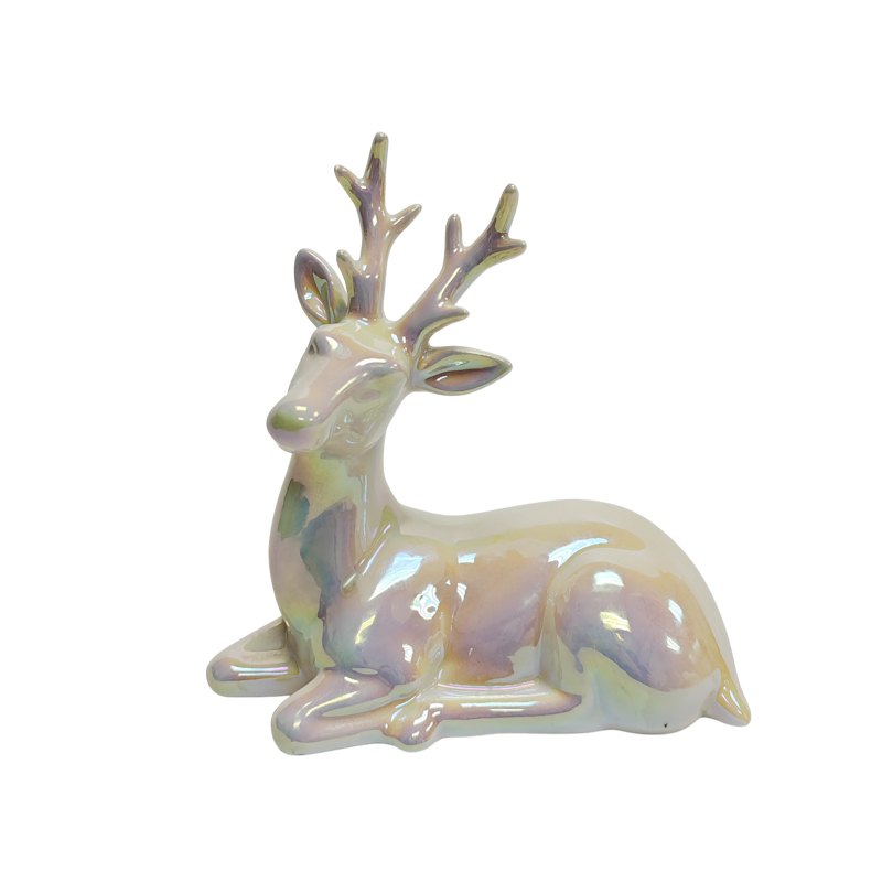 Christmas Porcelain Reindeer 8.2x15.2x15.5cm