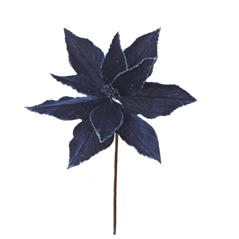 Christmas Flower 31x30cm Blue