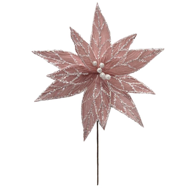 Christmas Flower 40x42cm Pink