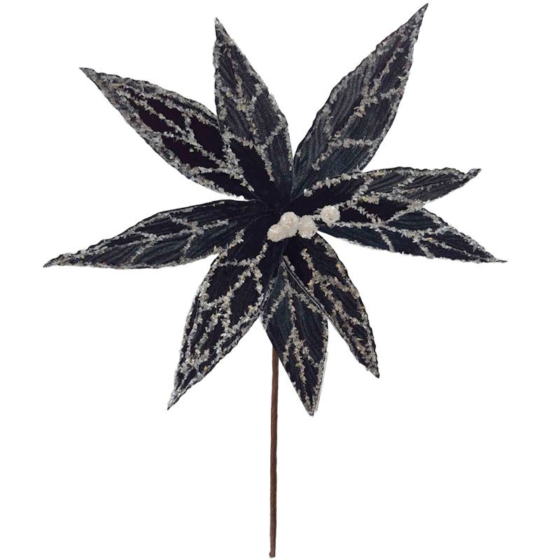 Christmas Flower 40x42cm D. Blue