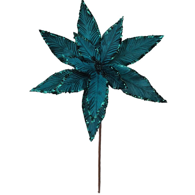 Christmas Flower 35x30cm Green