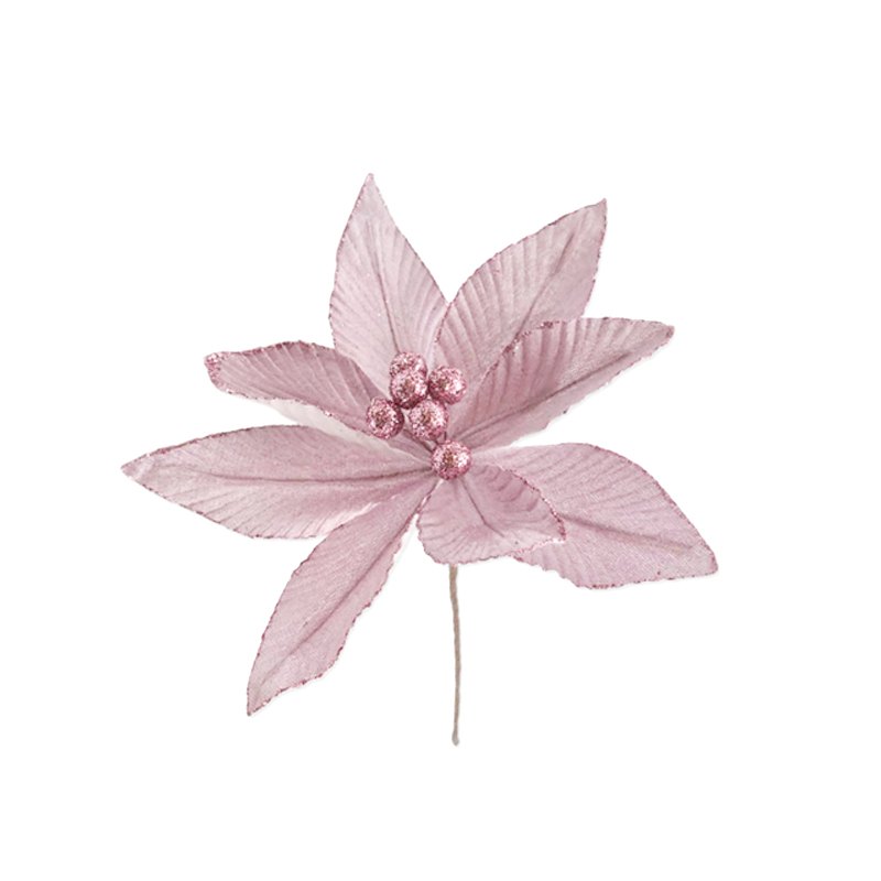 Christmas Flower 25x24cm Pink