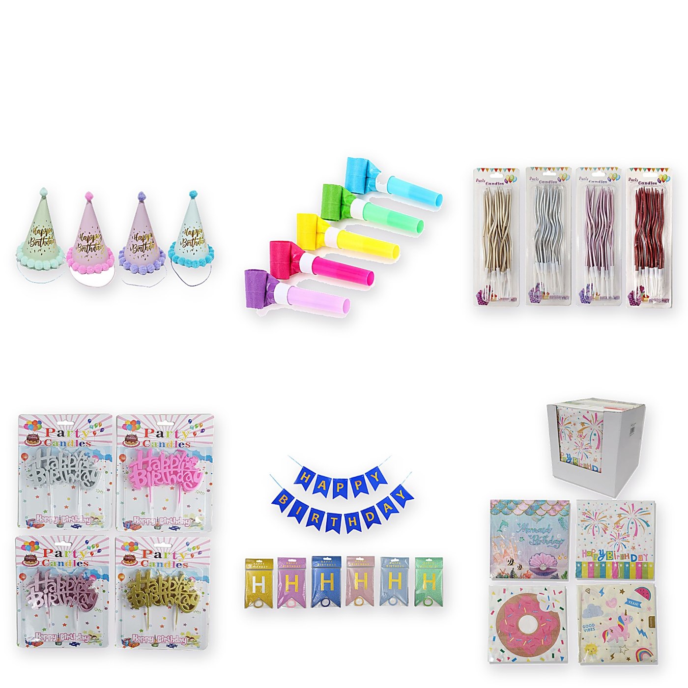 Birthday Cake & Candle Kit (10 Kids, 54 Pieces) — photo 3 of 4