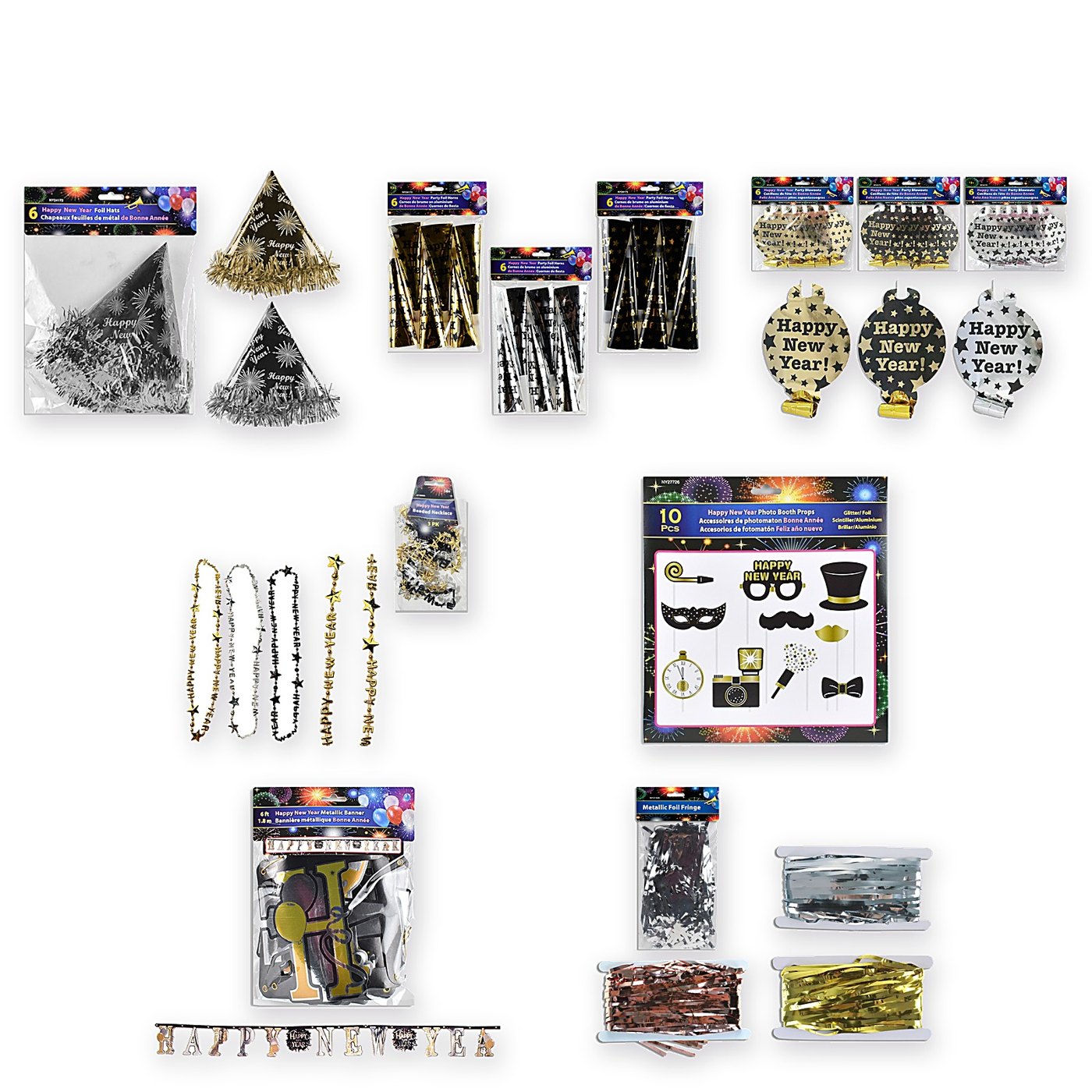 New Year's Eve Party Kit (12 Guests, 60 Pieces) — photo 3 of 4