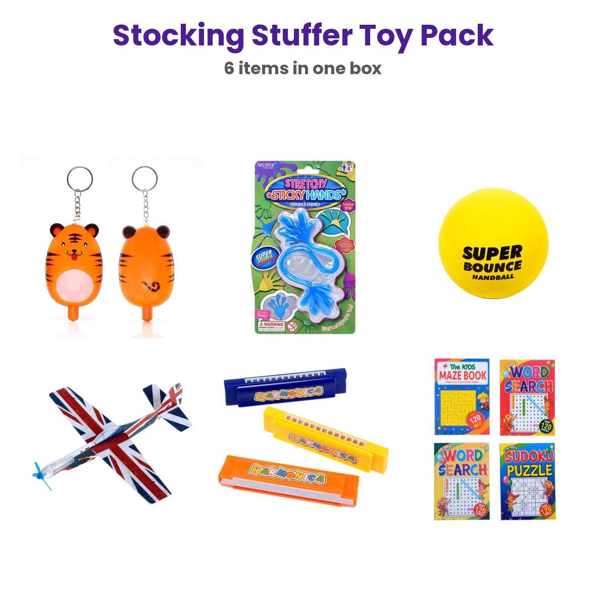 Stocking Stuffer Toy Pack (6 Toys)