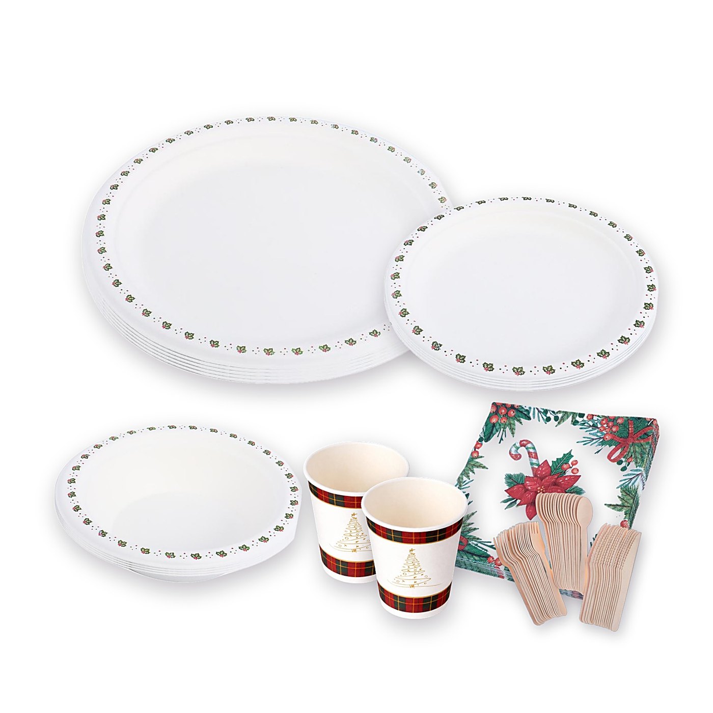 Christmas Table Kit (Serves 18, 144 Pieces) — photo 4 of 5