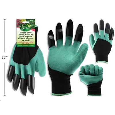 Garden Gloves Latex Claw