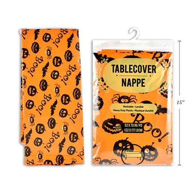 Halloween Table Cloth 52"X70"/132X178CM Flannel Backed