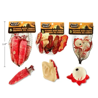 Halloween Bloody Severed Parts 4pk