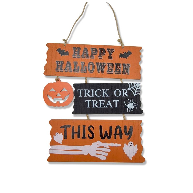 Halloween Wooden Plaque 28x23cm — photo 1 of 1