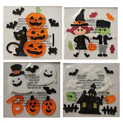 Halloween Gel Cling Window Decoration Sheet 19x19cm