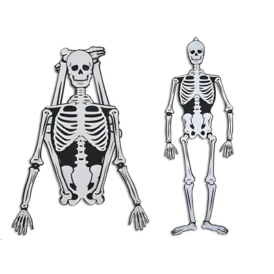 Halloween Felt Skeleton Jumbo 2-Layered 160cm