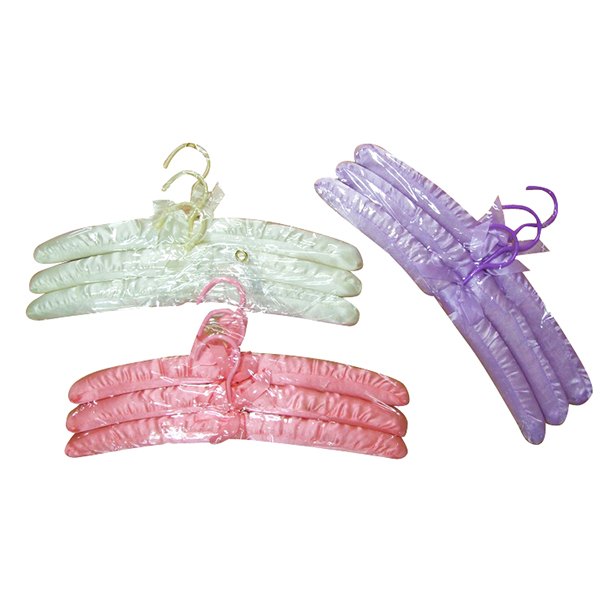 Clothes Hanger - 3pc Satin Adult Size — photo 1 of 1