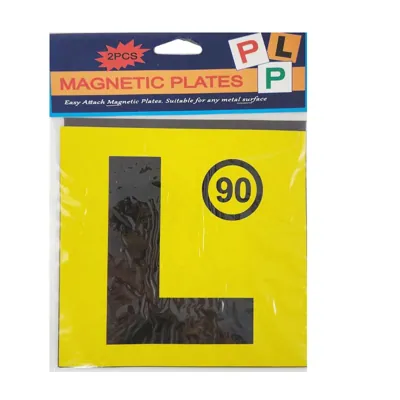 Car Plates 2pc Nsw L with Speed Limit Magnetic