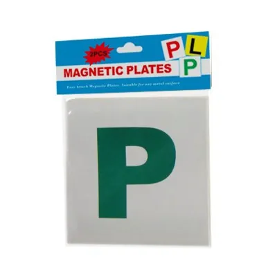 Car Plates 2pc Qld Green P Magnetic