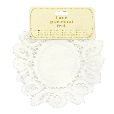 Lace Doilies 19cm 2pc Round