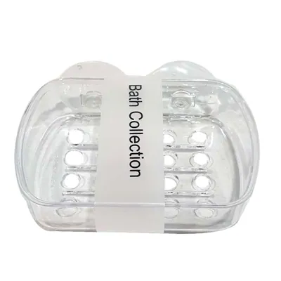 Bath Room Suction Soap Dish 13.5x9.5x3cm