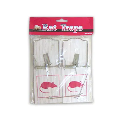 Pest Control - Wooden 2pc Rat Traps